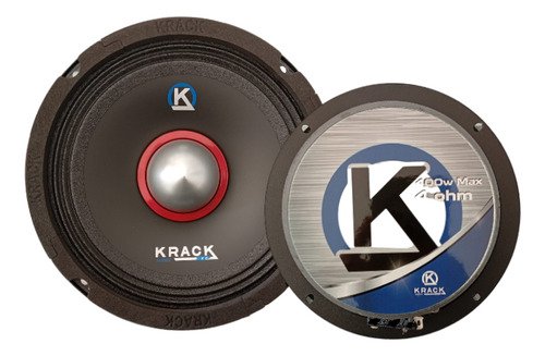 Par Medios Krack 6.5 Pulgadas 200w Rms Ktm-650xp Color Negro