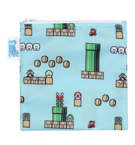 Imagen 2 de 4 de Super Mario Bros. Bolsa Grande Multiusos (fondo Azul)