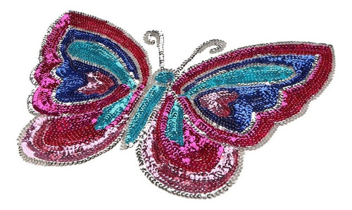 Lentejuelas De Forma De Mariposa Que Cose Applique Tela L