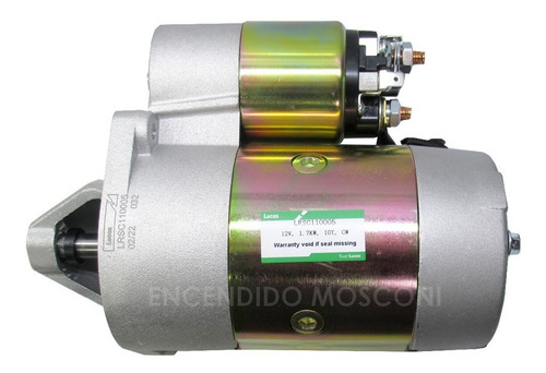 Imagen 2 de 7 de Burro Motor De Arranque Fiat Duna Uno 147 128 Tipo 1.4 1.6
