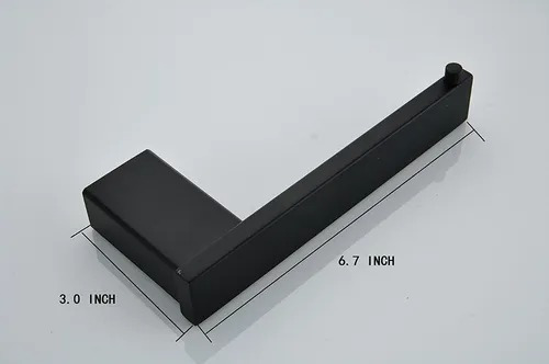 Imagen 3 de 5 de Set Kit De Accesorios Para Baño Negro Mate 4 Piezas River