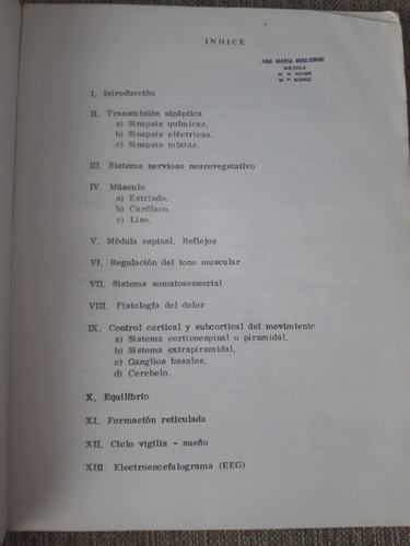 Fisiología Sistema Nervioso: Guía Teórico Práctica. Pazo Y O (Usado)