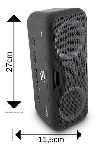 Philco Psb55bt Extreme Bluetooth Radio Led 1 Ano Garantia