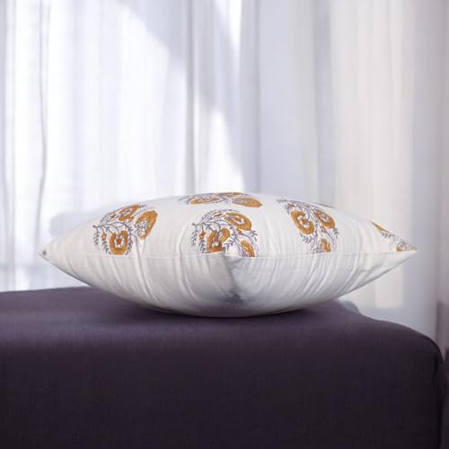 Funda De Almohada De Lona Estampada, 50 X 50 Cm