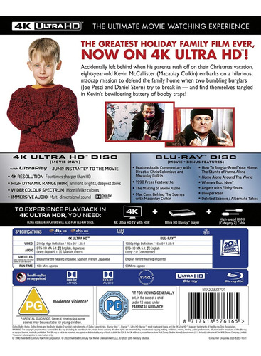 Mi Pobre Angelito ( Home Alone ) 1990 Bluray 4k - Columbus