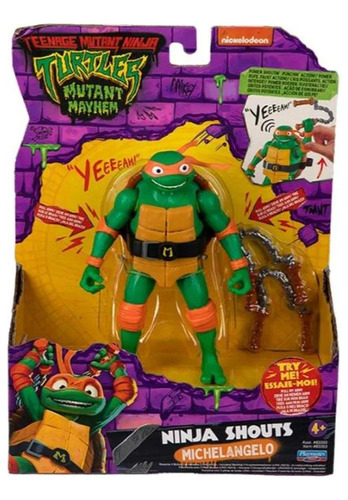Tortuga Ninja Mutant Mayhem Ninja Shouts  -michelangelo-