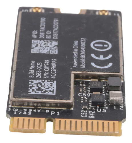 Placa Wi-fi Sem Fio Bcm94360cs2 4.0 802.11ac Hackintosh Maco
