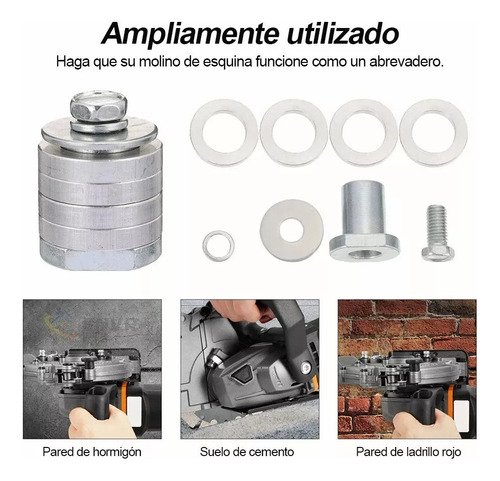 M14 Adaptador De Amoladora Angular A Ranuradora