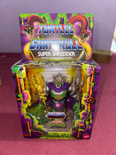 Turtles Of Grayskull Super Shredder Mutated Serpent Figura (Usado)