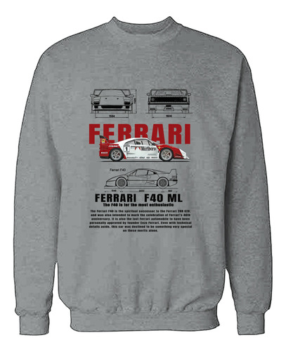Buzo Ferrari F40 Memoestampados