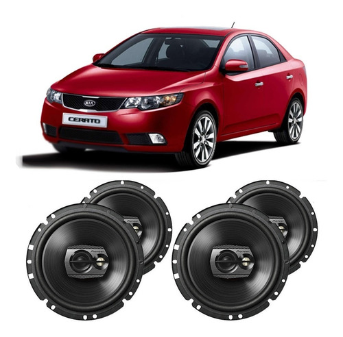 Alto Falante Kia Cerato 2009 A 2013 Pioneer 200w Rms