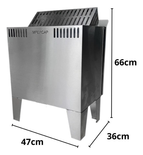 Sauna Seca Star 12kw Comando Wifi Impercap 30,5m3 220v Tri.