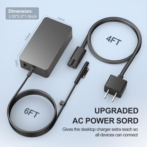 65w Surface Pro Laptop Charger For Microsoft Surface Pro Cci