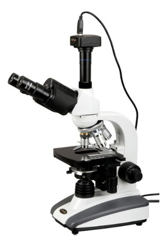 Microscopio Compuesto Trinocular Digital Amscope T360b-10m, 