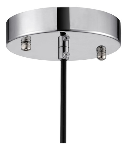 Lampara Colgante Esfera Candil Elegant Moder Plateado Vidrio