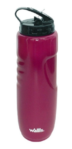 Botella C/agarradera C/popote 750ml Color Púrpura Wallis