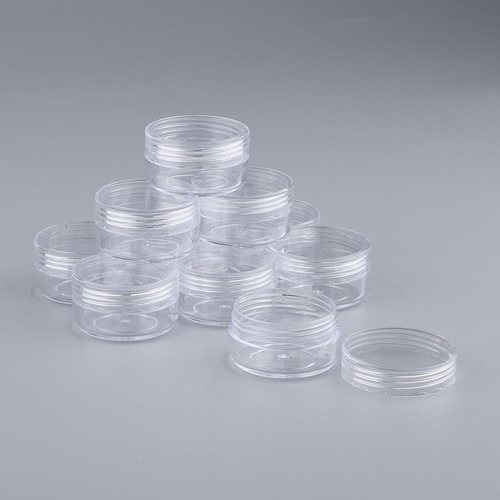Recipientes De Crema Transparentes 2 Piezas