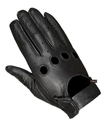 Guantes Moto Piel Ventilación.