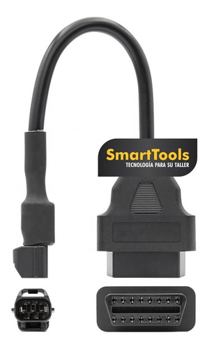 Imagen 3 de 7 de Adaptador Scanner Kymco 3 Pines A Obd2 Moto