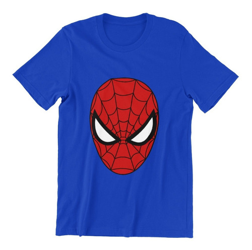 Polera Unisex Spiderman Araña Avengers Mascara Estampado ALG