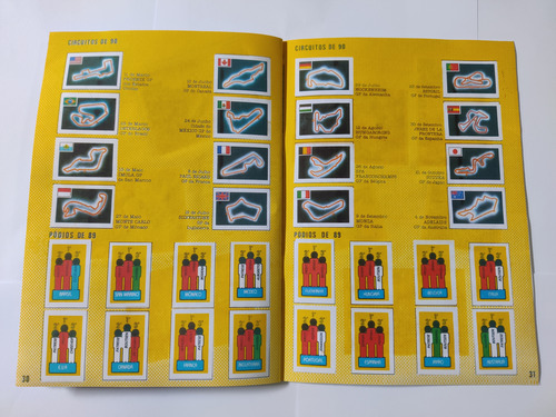 Álbum F1 - 1990 Fórmula 1 - Multi Editora