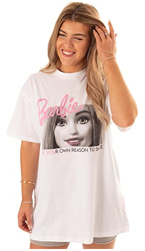 Camiseta De Gran Tamaño De Barbie Para Mujer, Muñeca Inspira