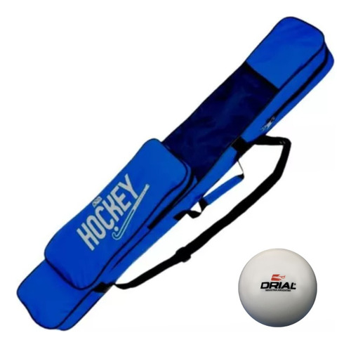 Kit Bolso Hockey Porta Palos + Bocha Dimple Profesional 