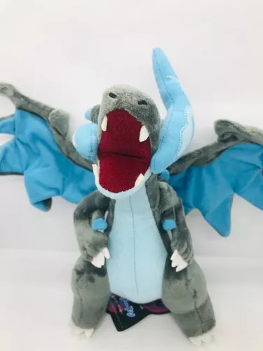 Charizard Mega X Pelúcia Licenciada 30cm