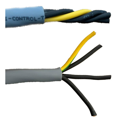 Cable Multiconductor 4 Vías 12awg / 4g4 Mm2 - [ 60 Metros ]