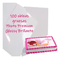 Comprar Obleas Doble Grosor 100 Pzas Comestible Gruesas Brillantes 