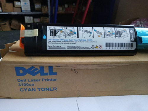 Cartucho Toner Original Cyan Dell 3100cn K4973