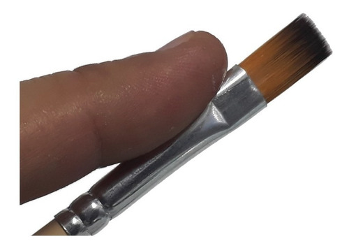 Pincel Formato Chato 424 10 Konex Ocre Condor 88652