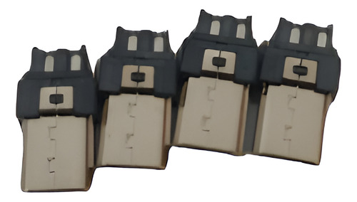 Kit Com 10pçs Conector Micro Usb Macho / V8 Solda 
