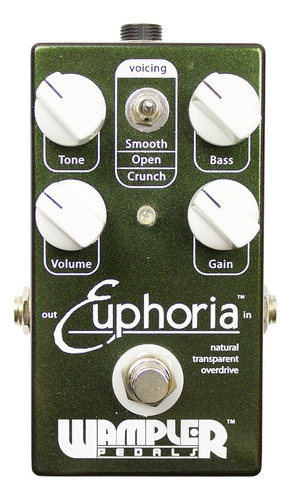 Wampler Pedales Euphoria Overdrive Efectos Pedal