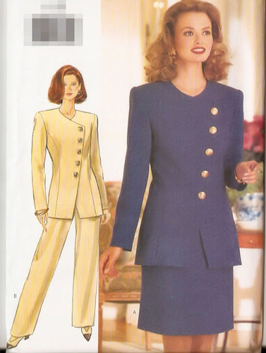 Butterick Patterns 4262 Fast Easy  Chaqueta Mujer Talla 6