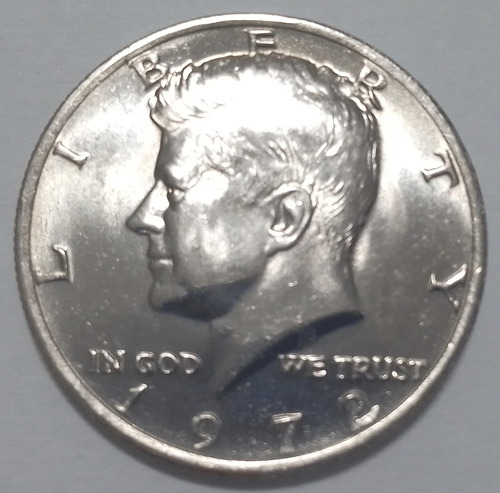 Moneda Estados Unidos Half Dollar John F Kennedy Año 1972