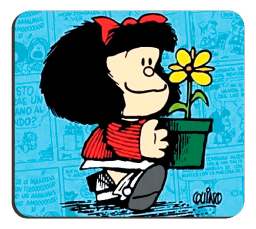 Mouse Pad Mafalda Caricatura Personzalizado Diseño 1207