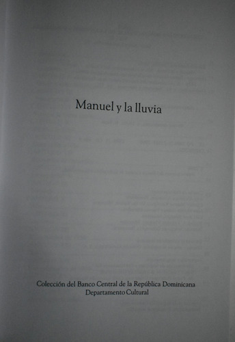 Manuel Y La Lluvia Silvia Zimmermann Del Castillo C221