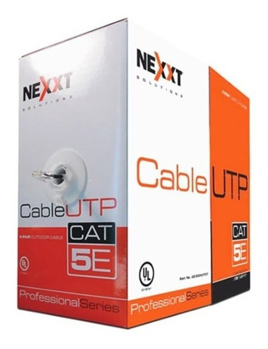 Cable De Red Utp Cat 5e Exterior. ¡por Metro! Nexxt