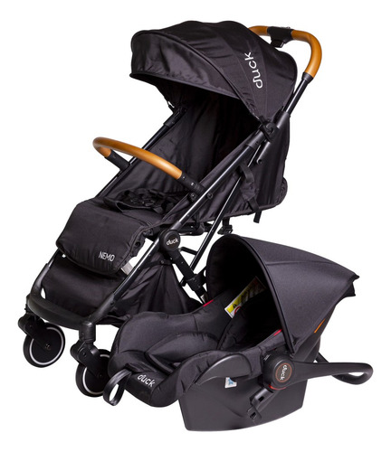 Coche Con Huevito Travel System Compacto 0-15 Kg Duck Nemo N Negro Negro
