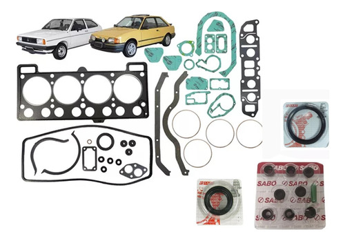 Jogo Junta + Retentores / Vw Parati 1.6 Cht 1989+