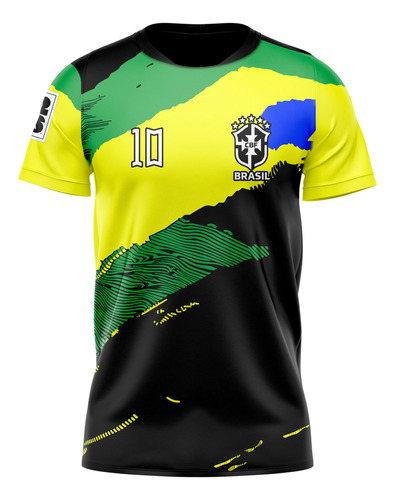 Camiseta De Futbol Brasil Conceptual Neymar 10 
