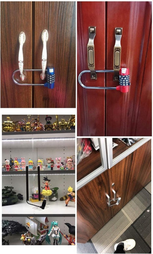 2pcs Cerradura Larga Con Contraseña Cerradura De Combinación
