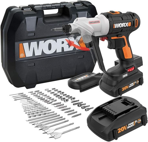 Taladro Destornillador Inalámbrico Worx Wx176l, 67 Piezas