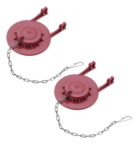 Kit De Repuesto Universal 2 Pulgadas Para Inodoro Rojo