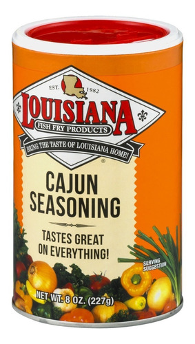 2 Sazonadores Cajun Louisiana Cada Uno De 227g