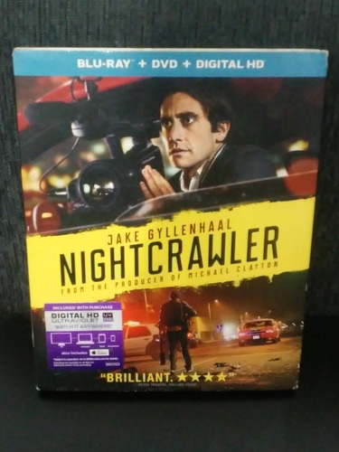 Nightcrawler / Primicia Mortal Blu-ray + Dvd Original