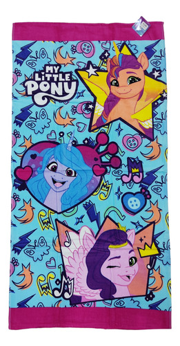 Toalla Estampada Niña Original My Little Pony 100% Algodón