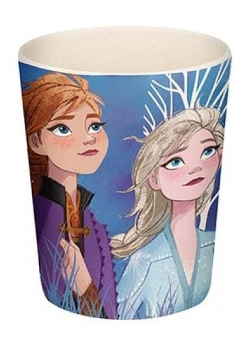 Vaso Bambu Bamboo Infantil Frozen Elsa Y Anna Disney