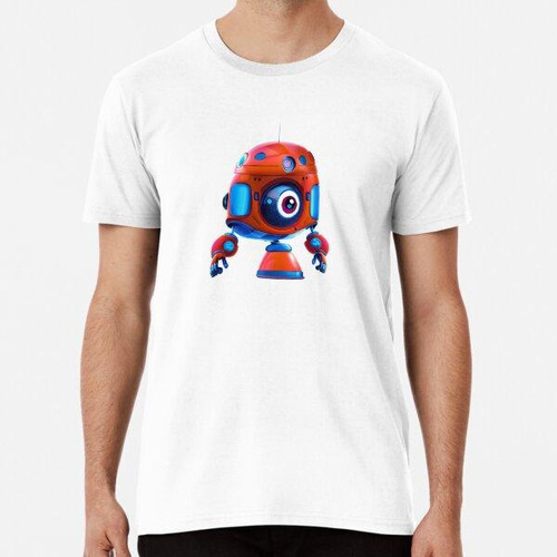 Remera Divertido Robot Con Antena Algodon Premium